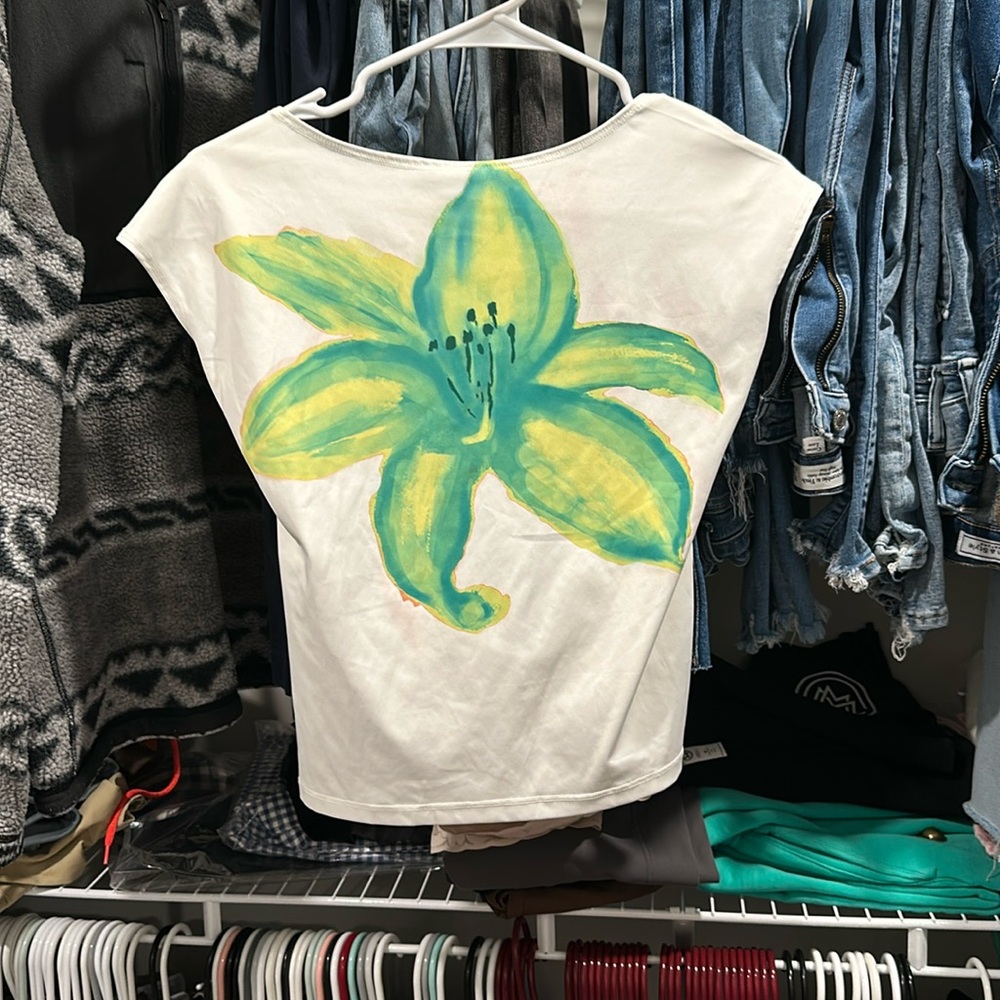 Ego official women’s size medium tropical tank top open back